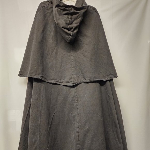 Medieval Templar Knight Cloak Hospitaller Hooded Robe - Picture 2 of 2